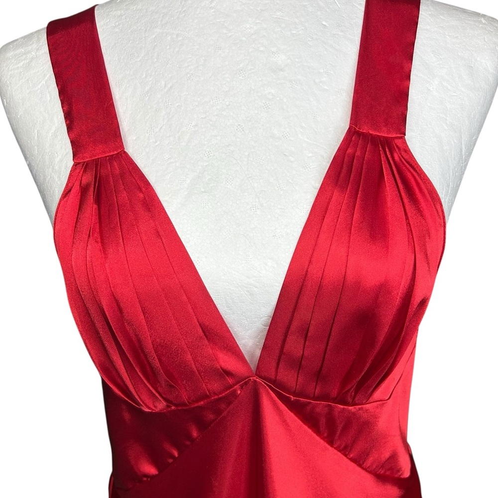 Frederick's Of Hollywood Vintage Red Maxi Slip Dress L Lingerie - Picture 6 of 13